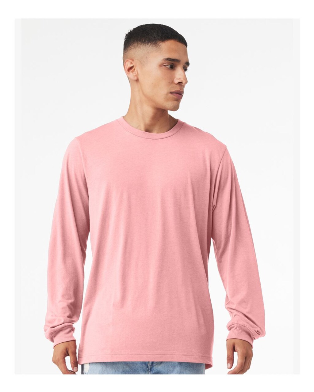 BELLA + CANVAS® Slim Fit Crewneck Long Sleeve Sweetshirt - 3501